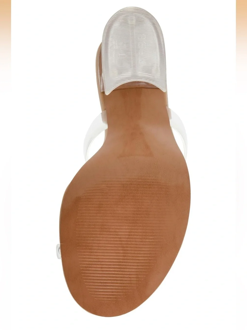 Steve Madden Renie Clear Heel Size 9 NWT